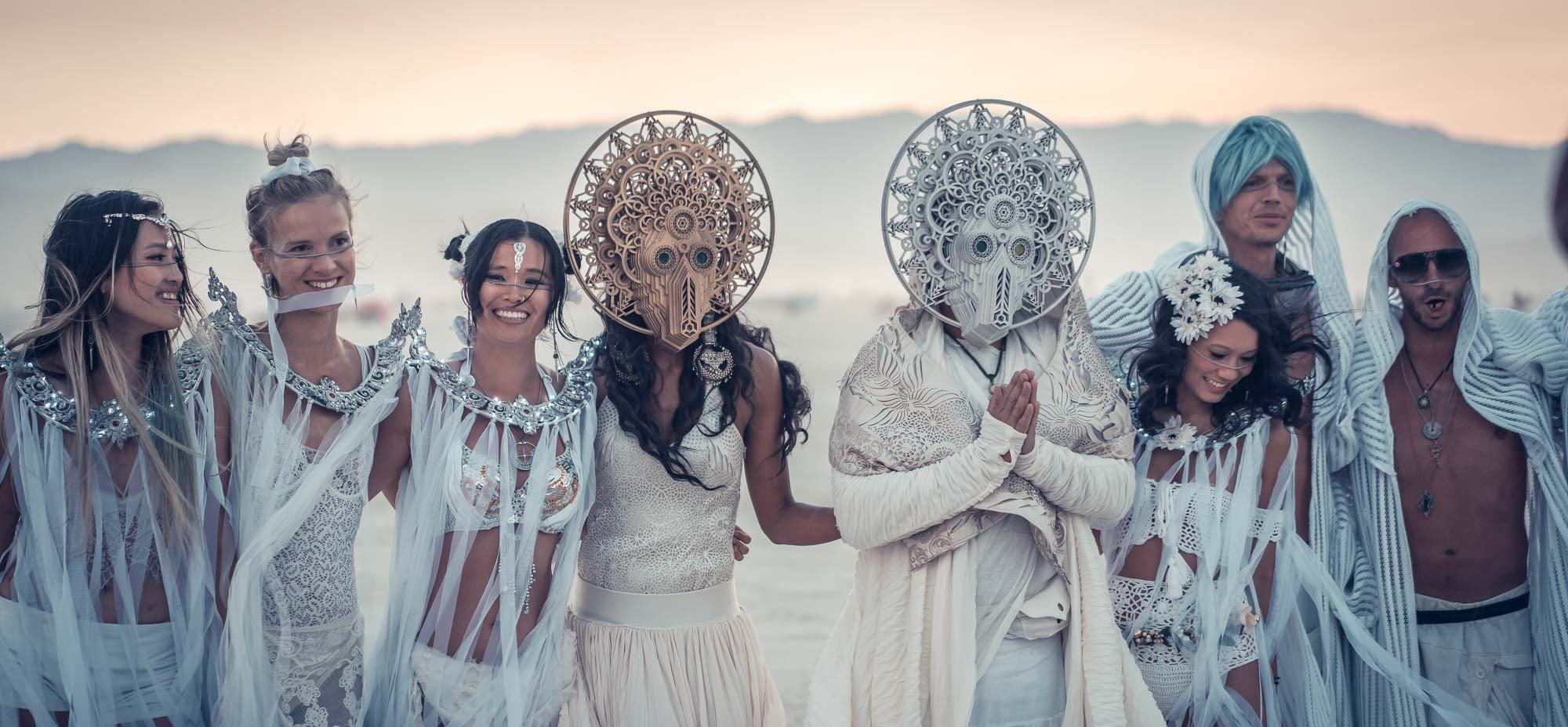 Our Intergalactic Burning Man Wedding