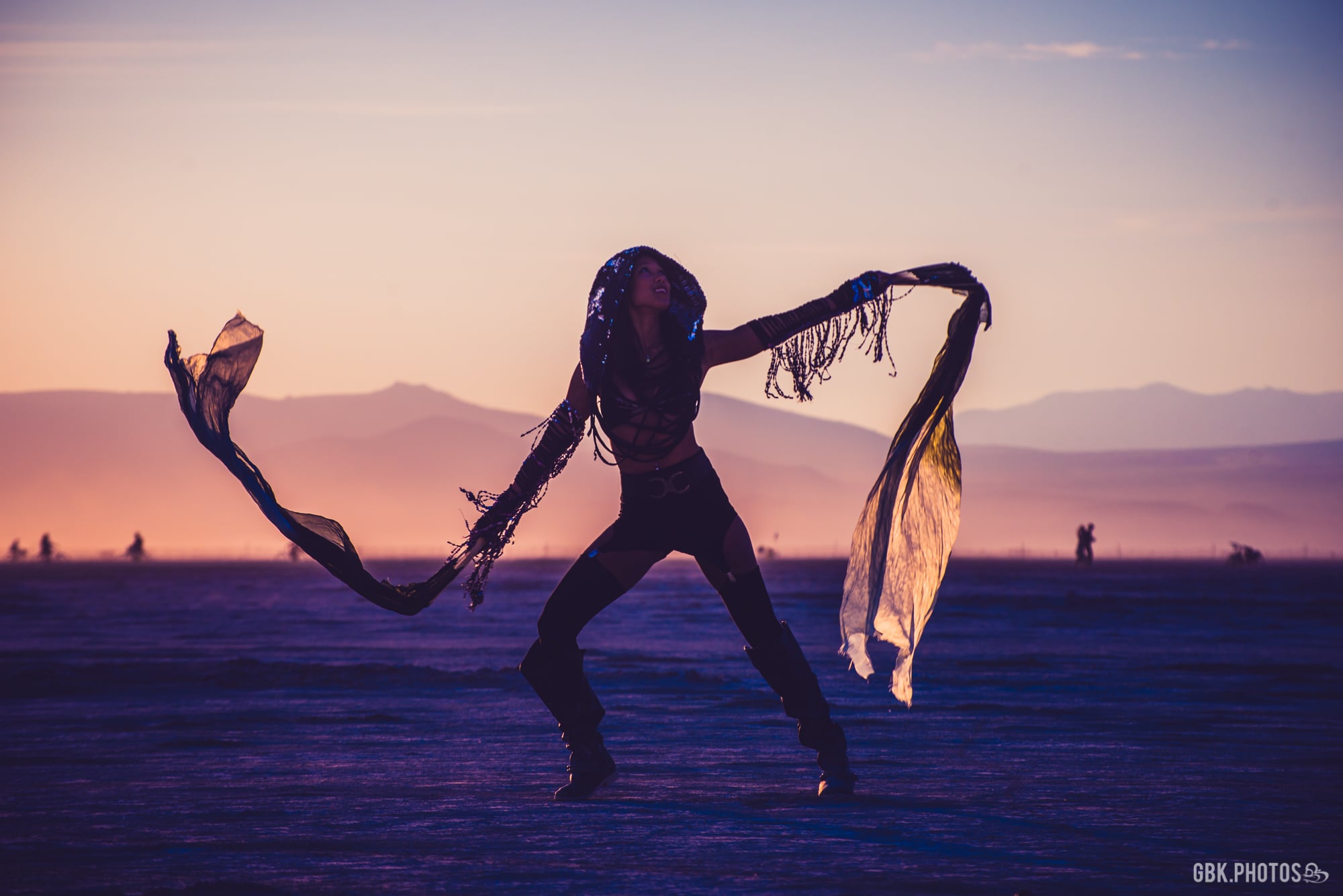 burning man 2015 playa sunrise black rock city
