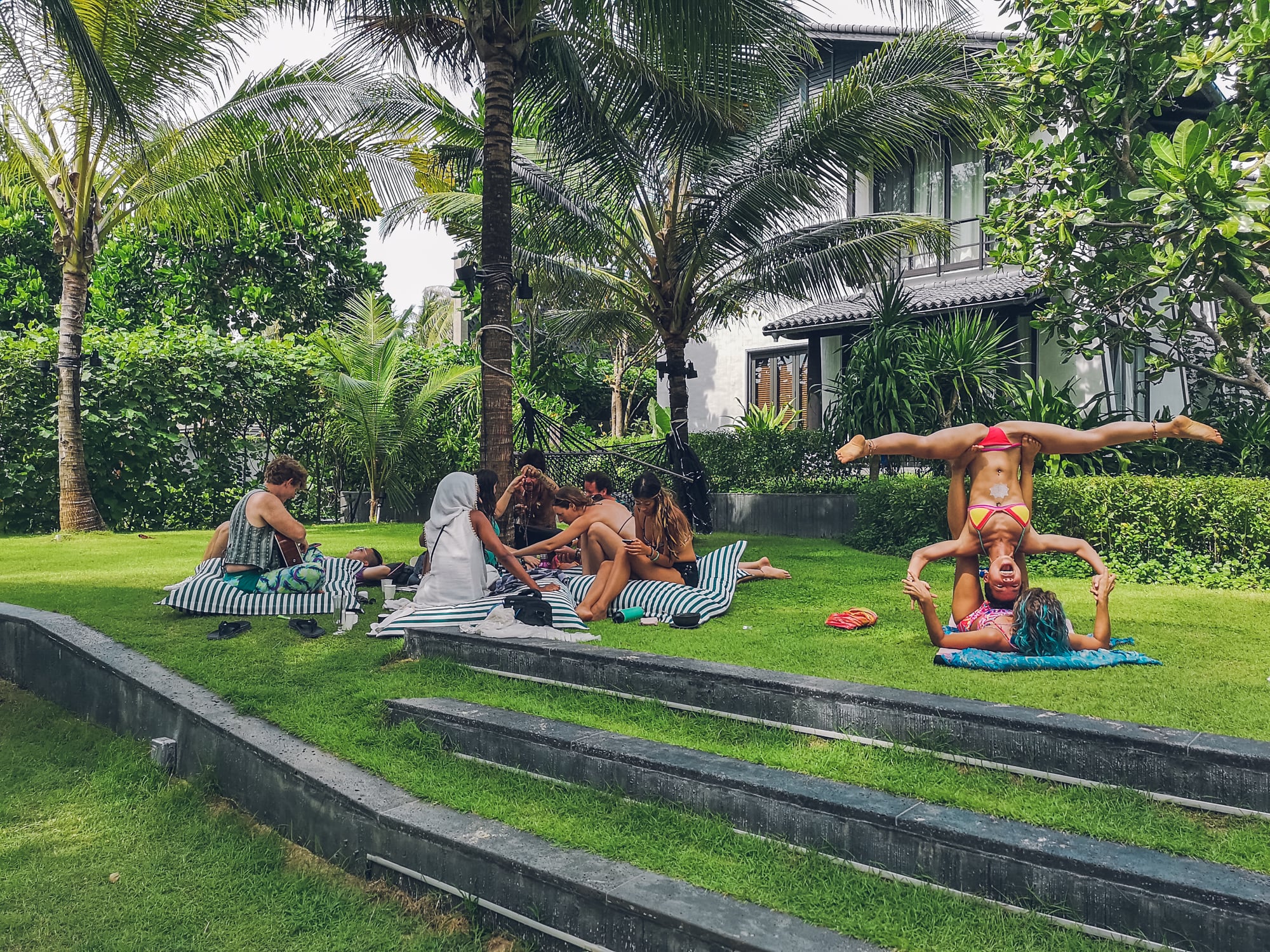 Workshop gathering at Colours of Love