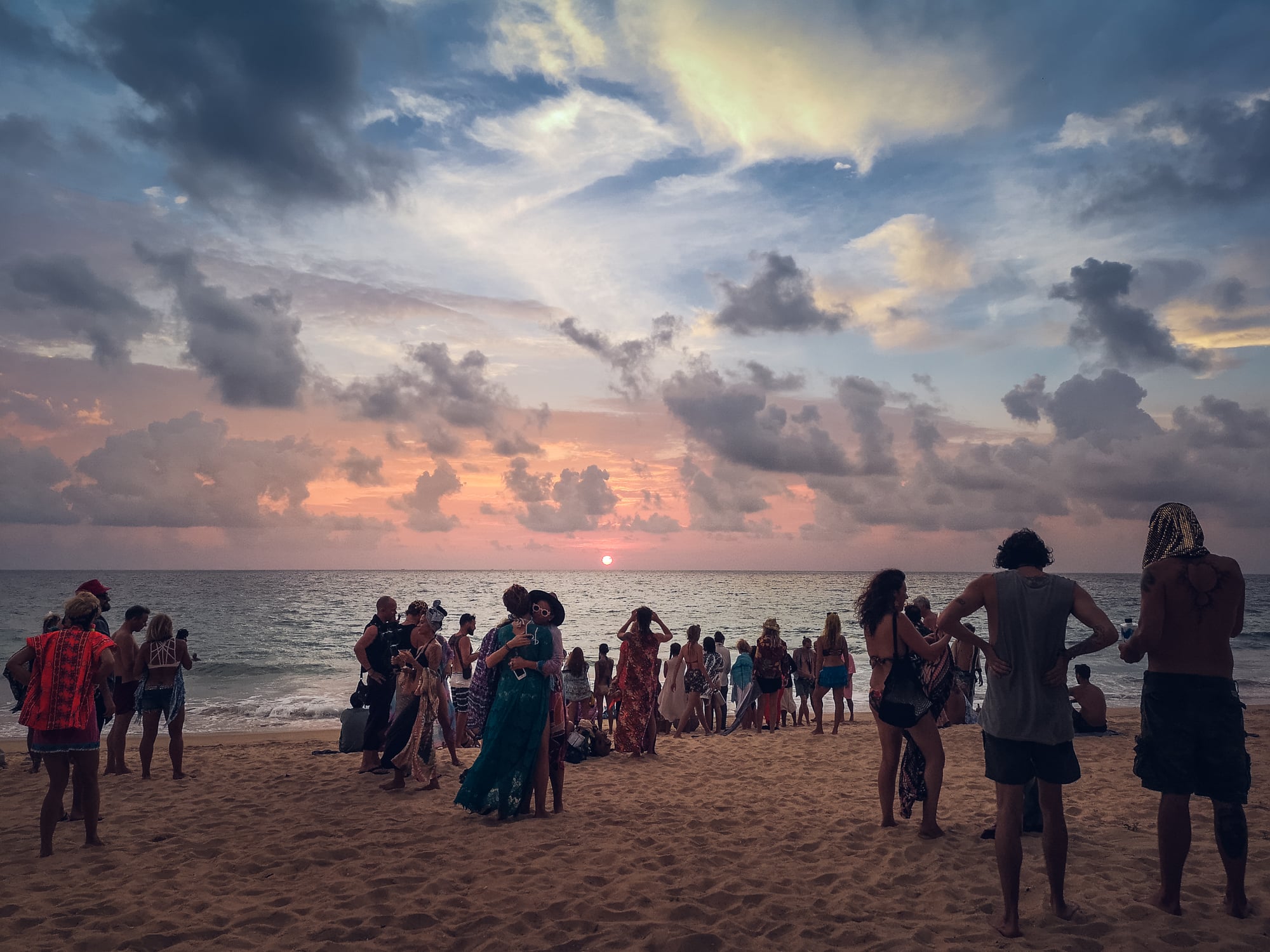 Sunset at Colours of Love in Phuket Thailand