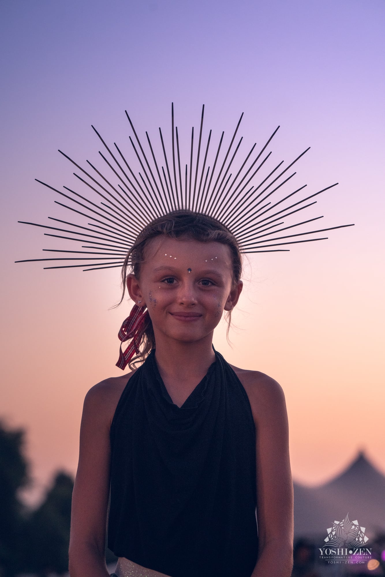 Wonderfruit art installation promoting environmental awareness