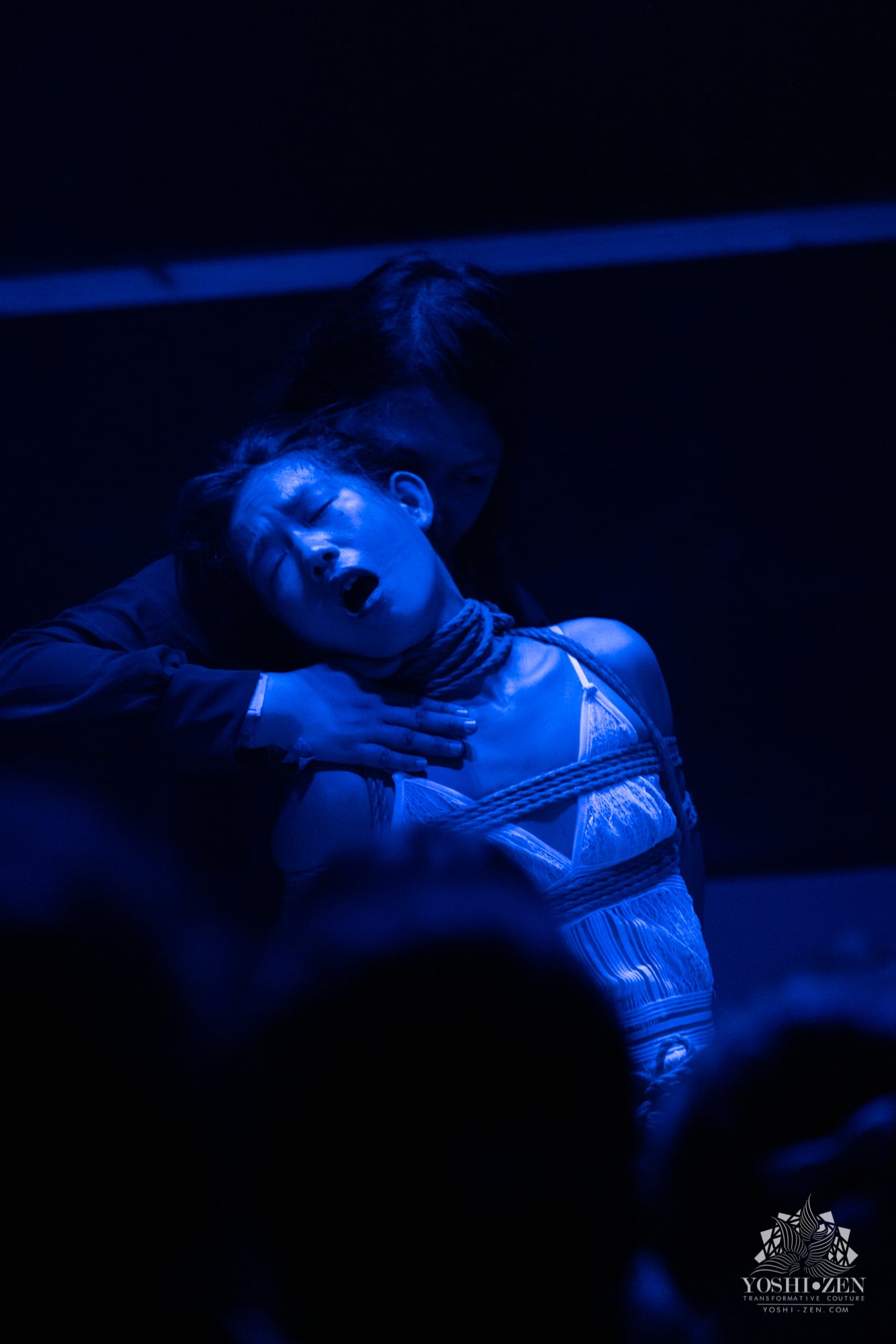 Shibari performance art at Wonderfruit