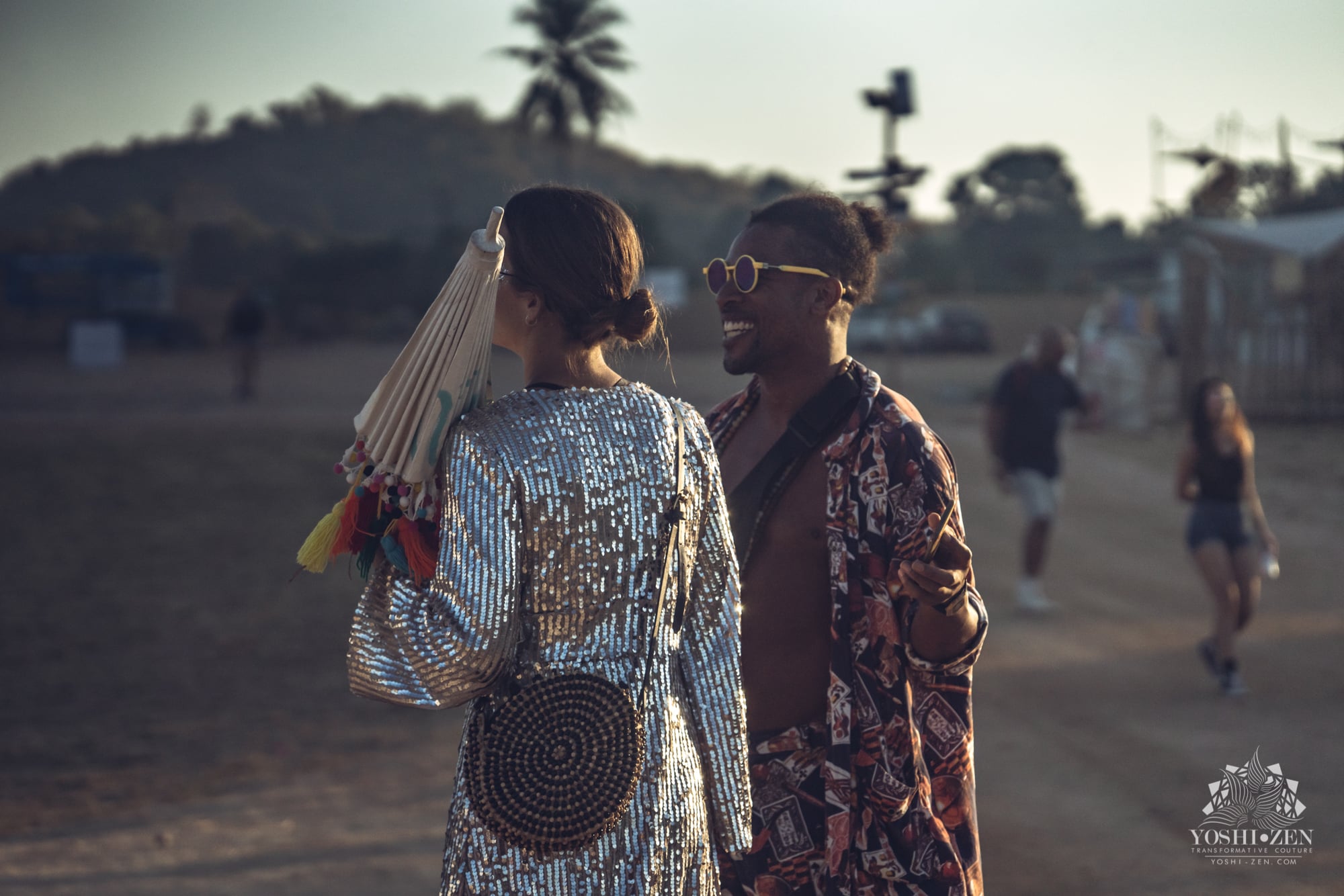 Ecstatic dancers at Wonderfruit 2019