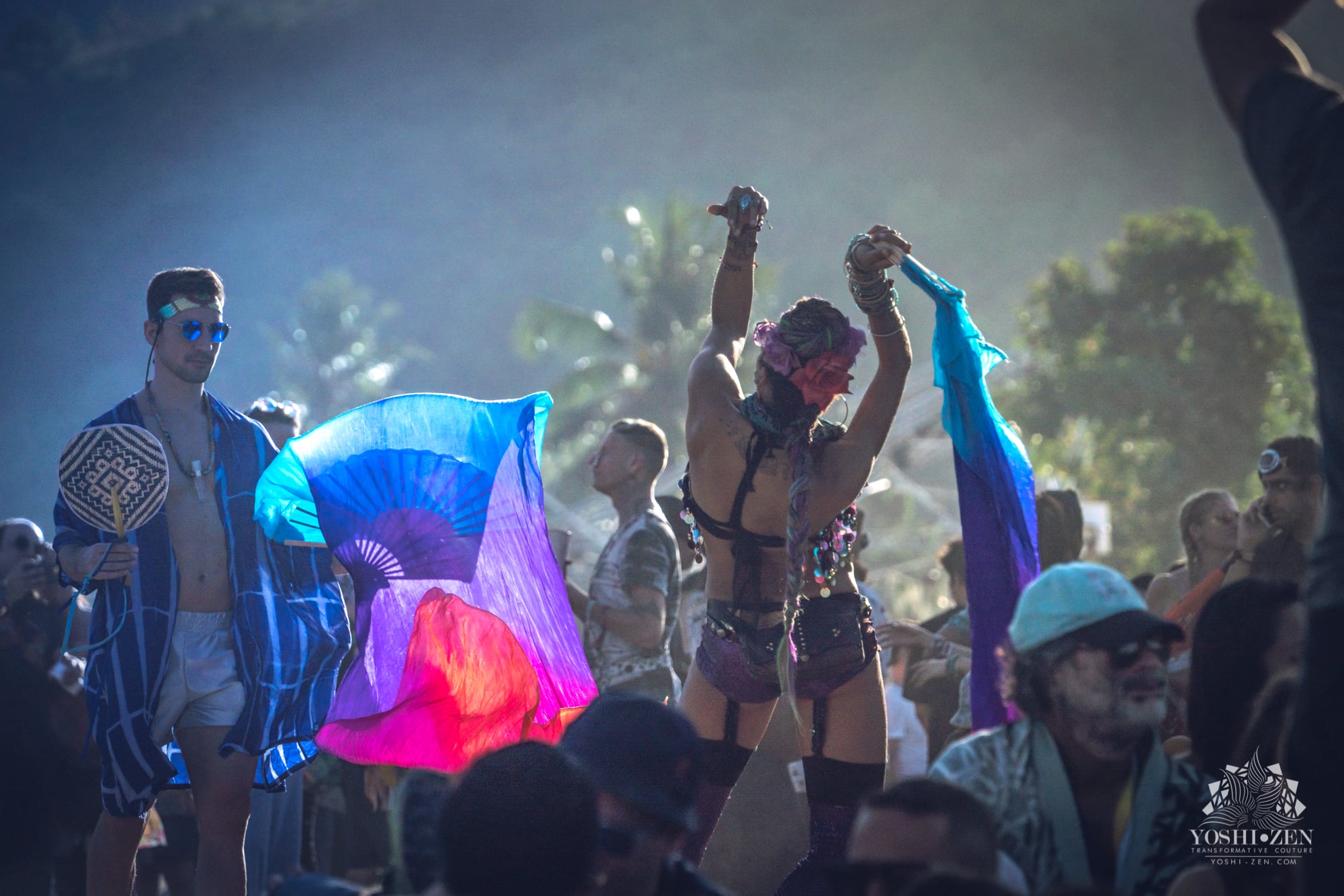 Wonderfruit sustainability signage and eco-friendly installations