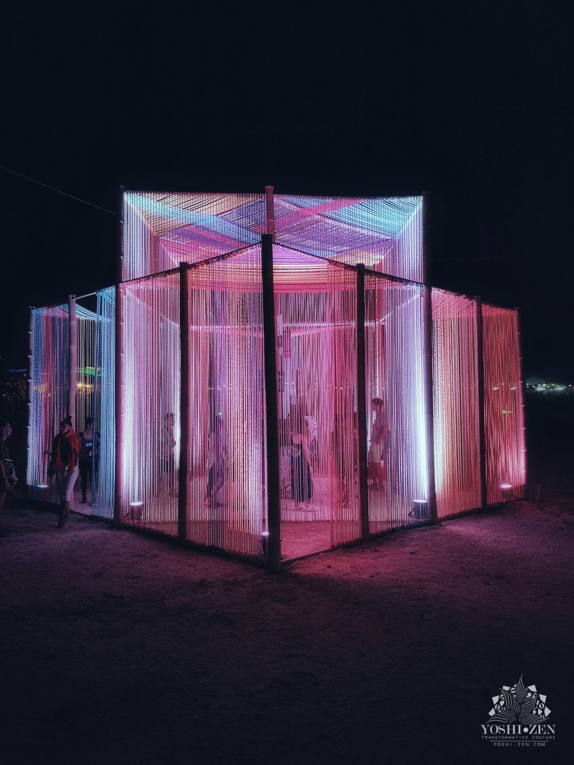 Thai artisan demonstrating traditional bamboo weaving