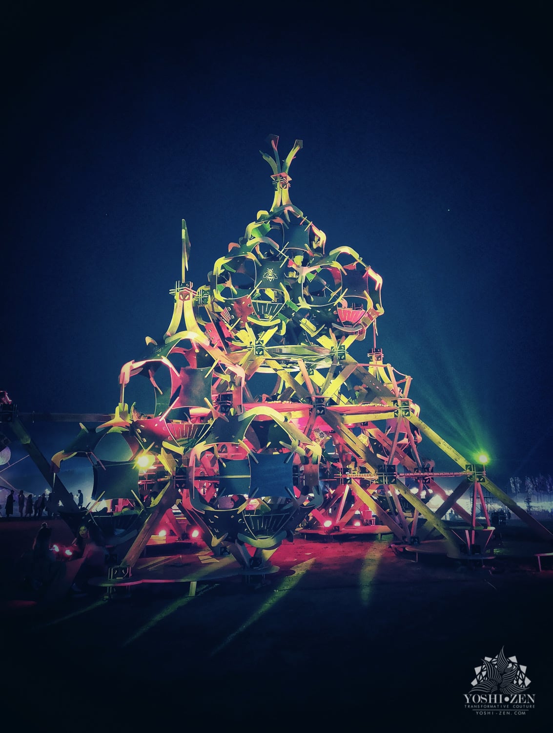 Southeast Asian art installation at Wonderfruit