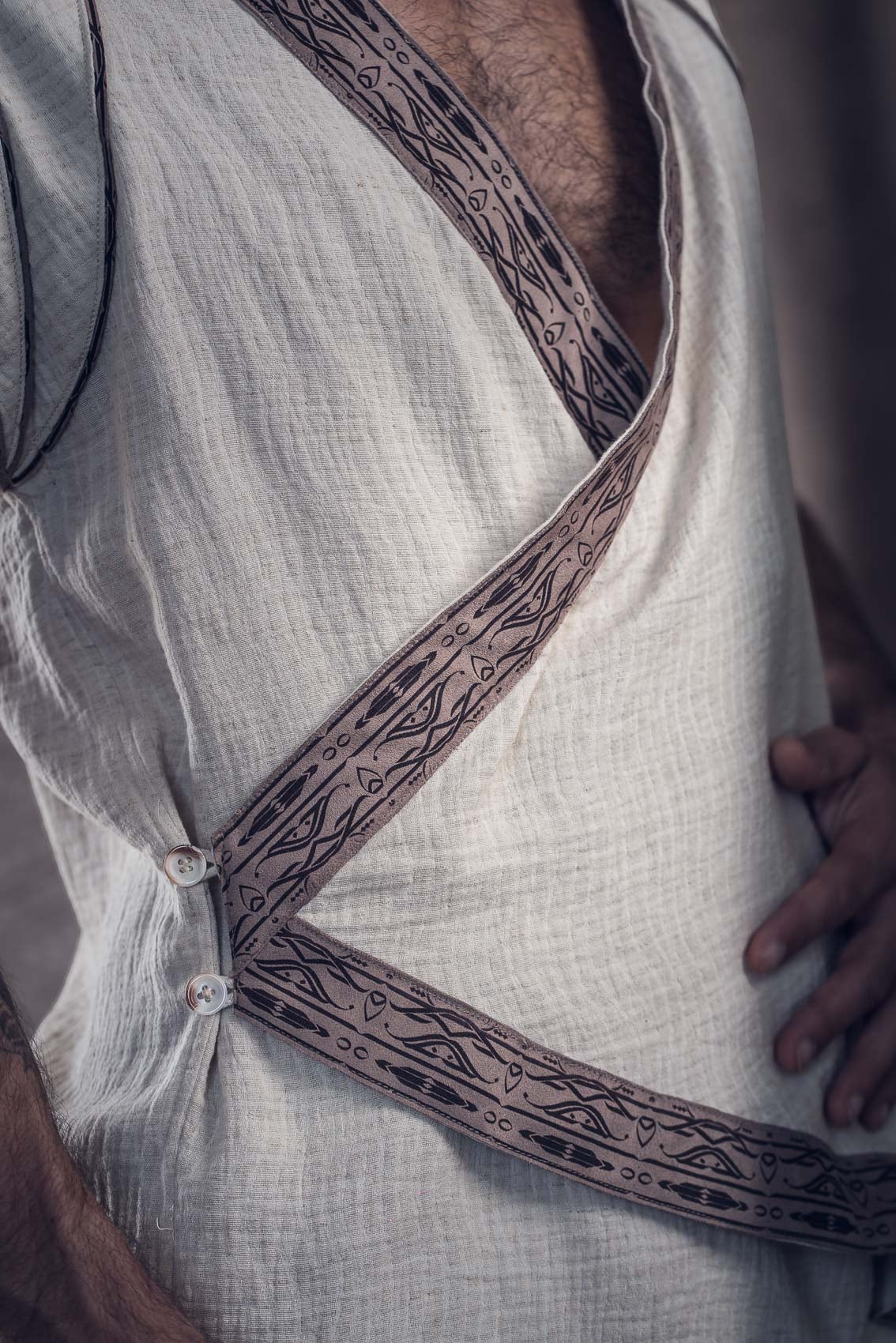 Zhenyao Wrap Shirt — detail 3