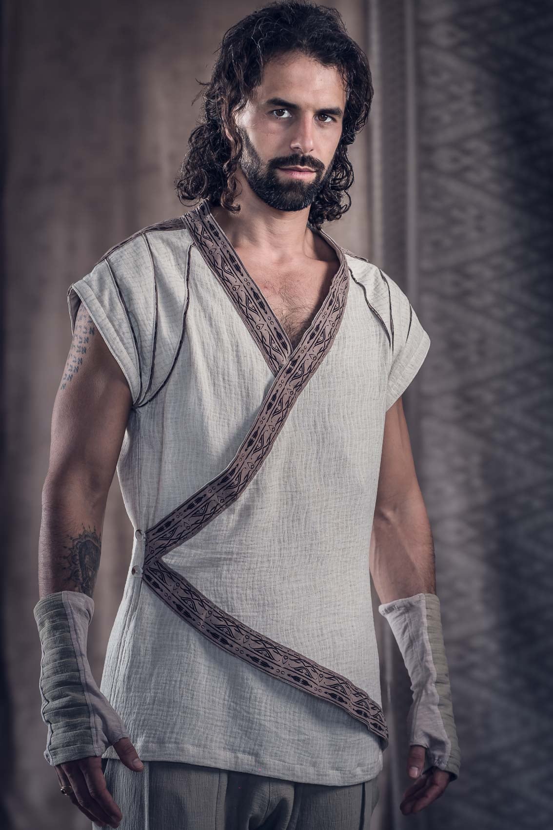 Zhenyao Wrap Shirt — detail 1