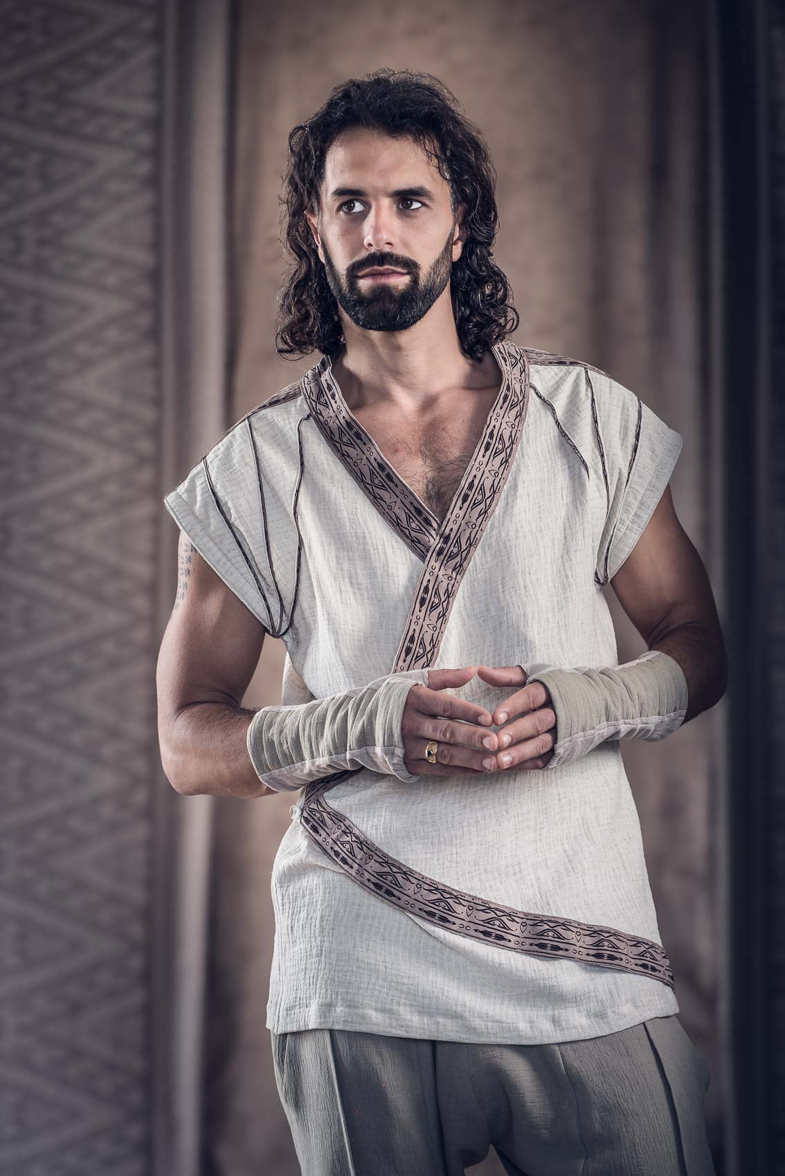 Zhenyao Wrap Shirt — detail 2