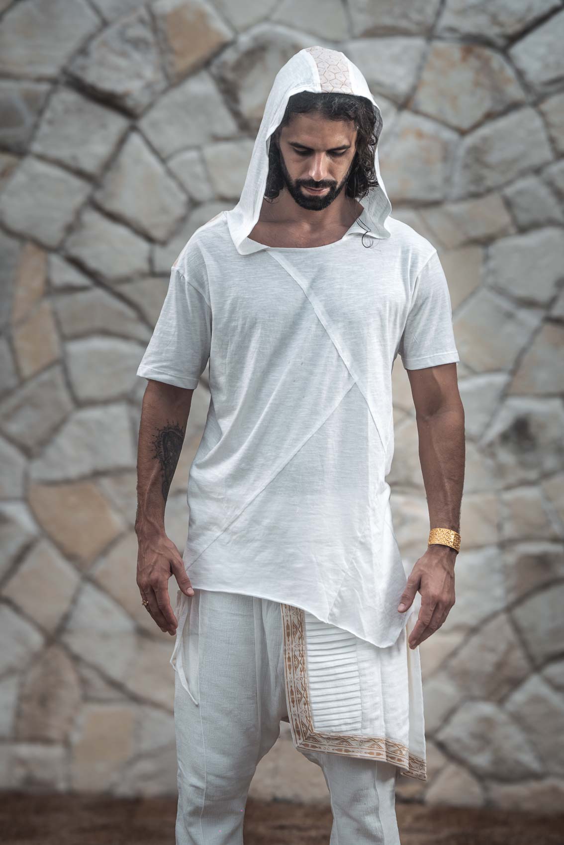 Zhenyao Hooded T-Shirt — main view