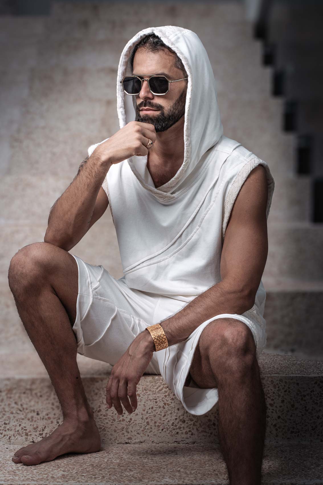 Tetra Sleeveless Hoodie & Shorts — detail 2