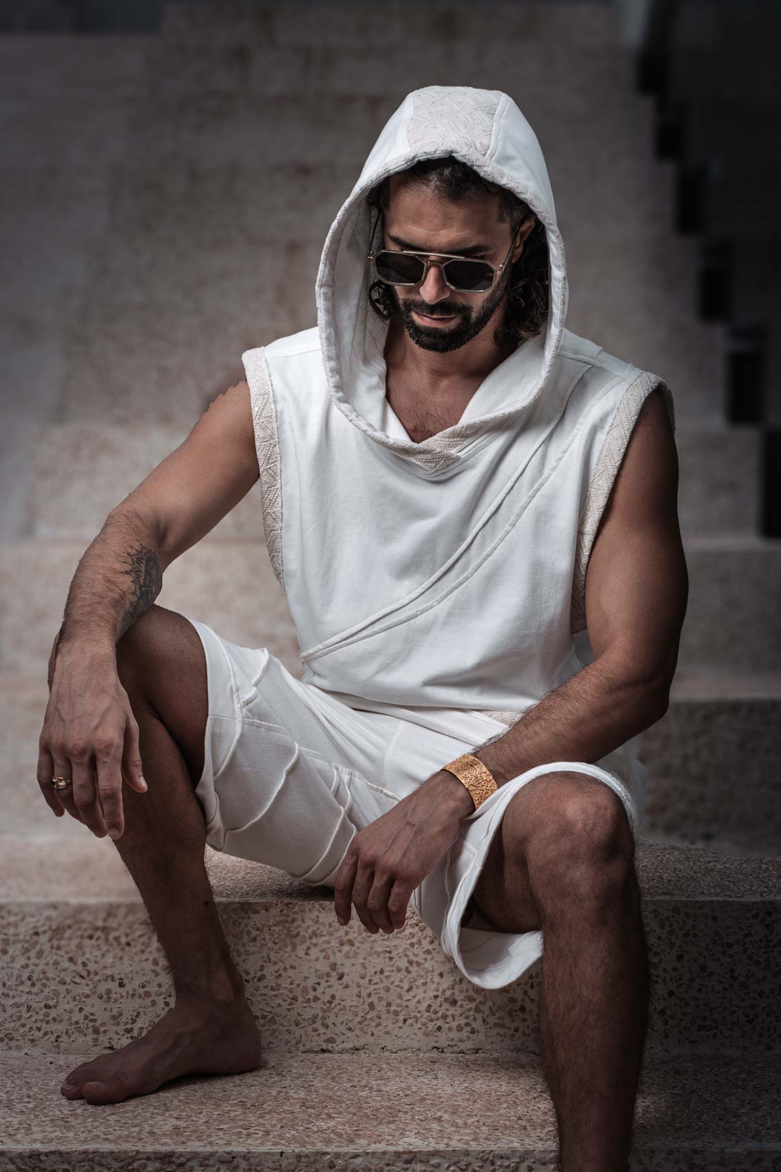 Tetra Sleeveless Hoodie & Shorts — detail 3