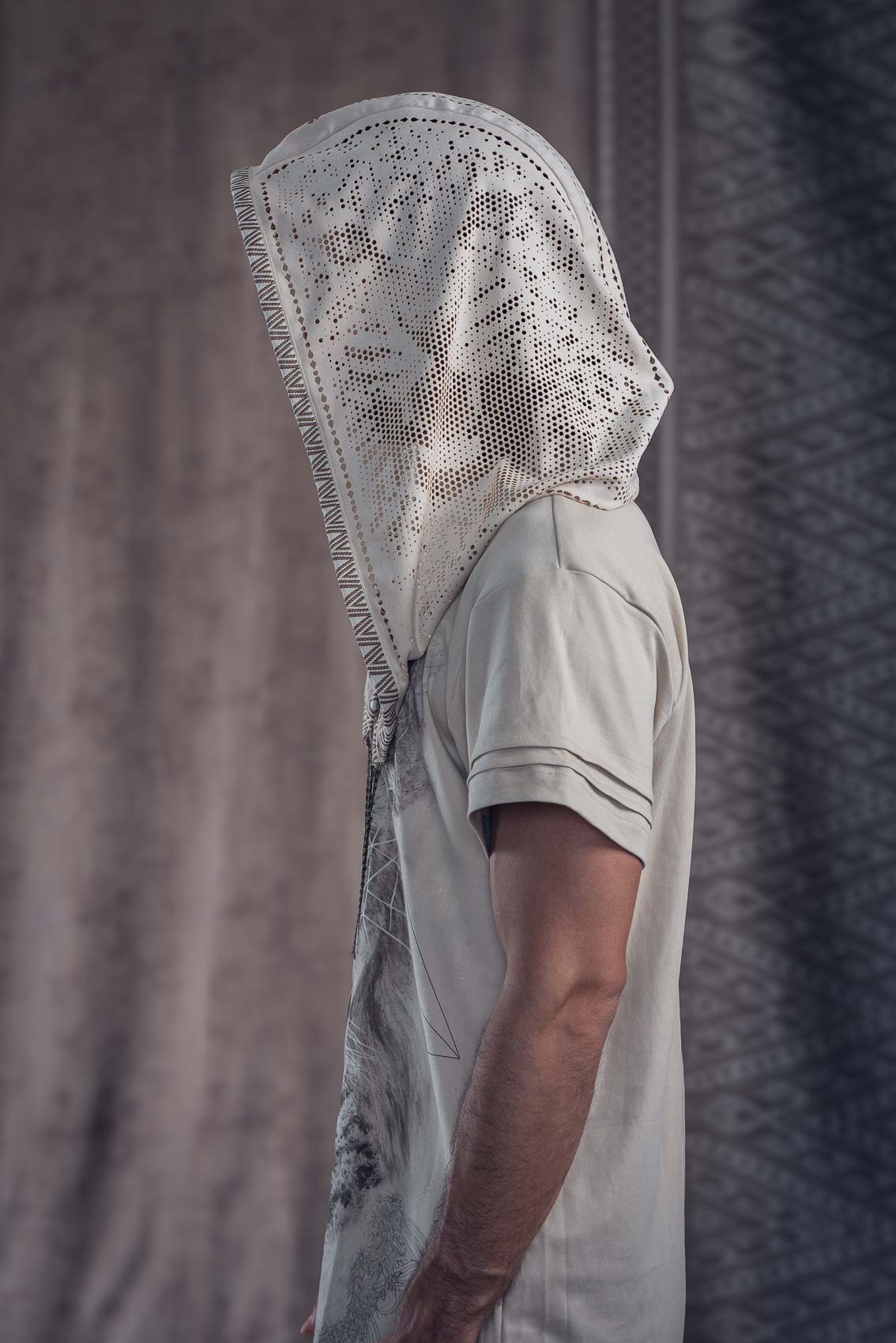 Singaraja T-Shirt + Balam-Ha Hood — detail 2